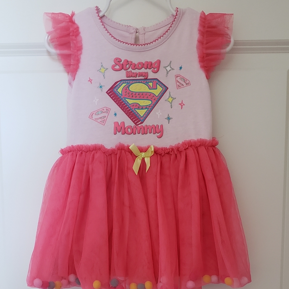 Supergirl Pom Pom Dress